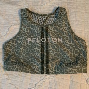 Peloton Safari Cheetah High Neck Bra 2.0 WITH